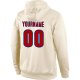 Men's Custom Stitched Cream Red-Royal Sports Pullover Sweatshirt Hoodie