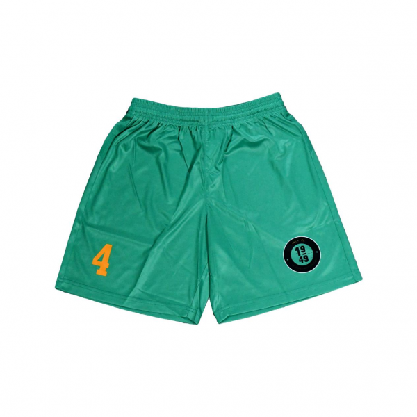 Men's Custom Kelly Green Royal-White Authentic Throwback Basketball Shorts