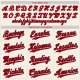 Men's Custom Cream Red-Navy Authentic Baseball Jersey