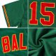 Men's Custom Kelly Green White-Gray Authentic Throwback Rib-Knit Baseball Jersey Shirt