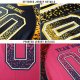 Men's Custom Gray Royal-Gold Mesh Drift Fashion Football Jersey