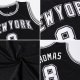 Men's Custom Black White-Old Gold Authentic Throwback Basketball Jersey